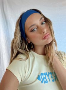 The Juney Headband Navy sold by Princess Polly