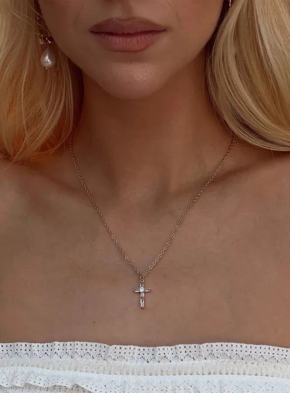 Fondness Necklace Gold sold by Princess Polly