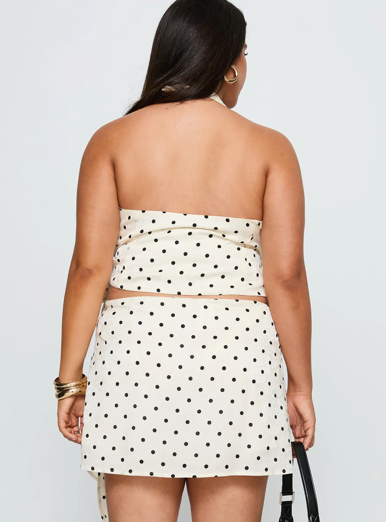 Beffanie Halter Wrap Set Polka Dot Curve sold by Princess Polly product image thumbnail 5