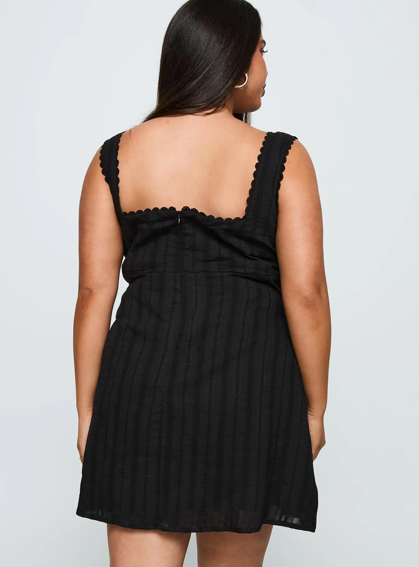 Dasha Mini Dress Black Curve sold by Princess Polly product image thumbnail 4