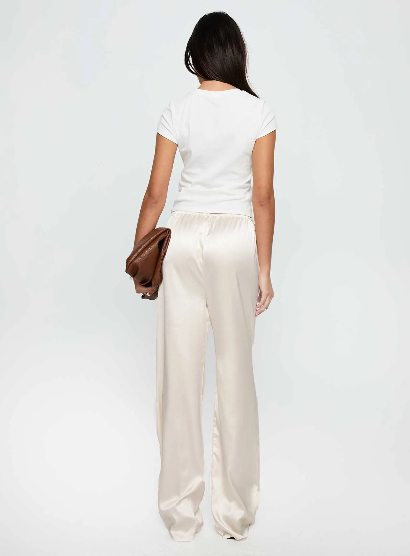 Soulstar Satin Pants Champagne sold by Princess Polly product image thumbnail 5