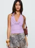 Undercover Cowl Neck Top Lilac sold by Princess Polly