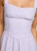 Gentle Soul Mini Dress Purple Multi sold by Princess Polly