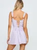 Gentle Soul Mini Dress Purple Multi sold by Princess Polly