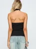 Light Is Coming Cross Detail Top Black sold by Princess Polly