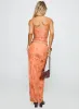 Mikah Maxi Skirt Orange sold by Princess Polly