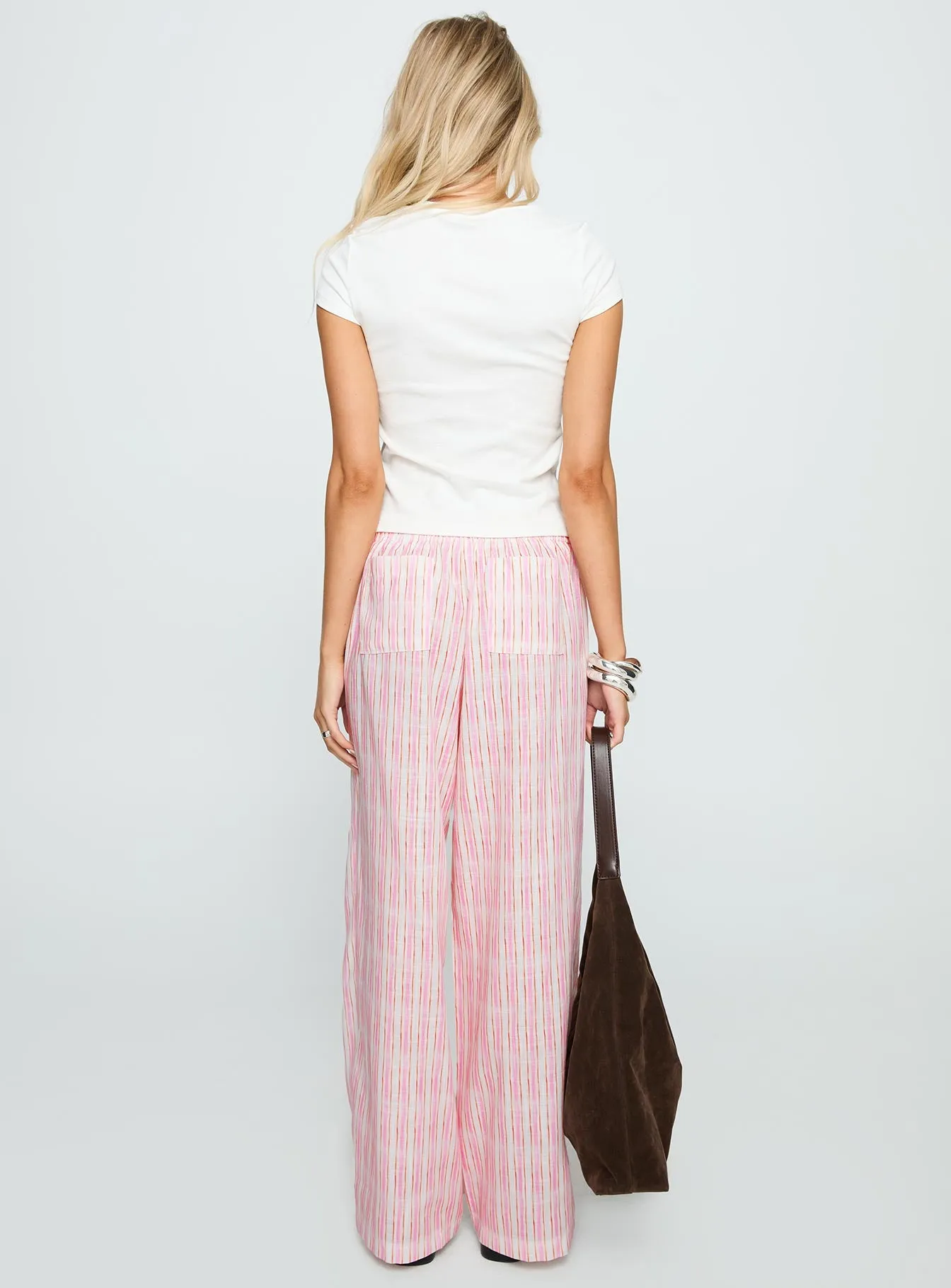 Beach House Pants Pink Stripe sold by Princess Polly product image thumbnail 5