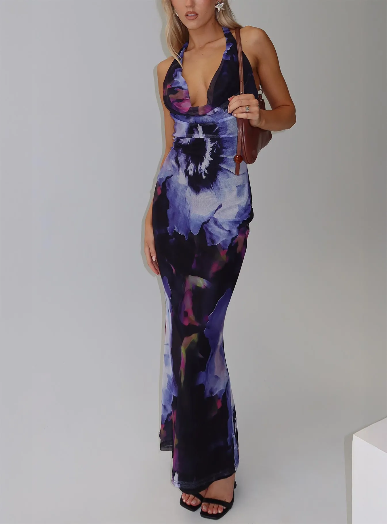 Bittersuite Cowl Maxi Dress Black sold by Princess Polly