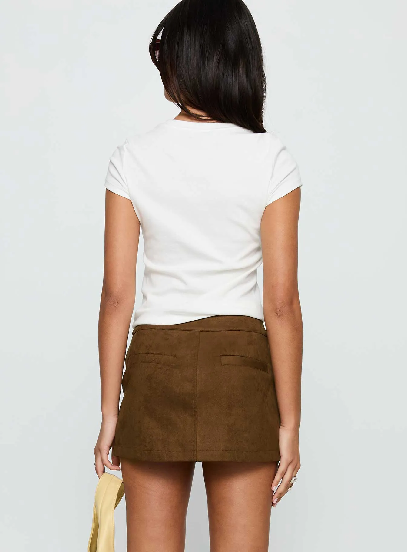 Rhodeo Mini Skirt Brown sold by Princess Polly product image thumbnail 5