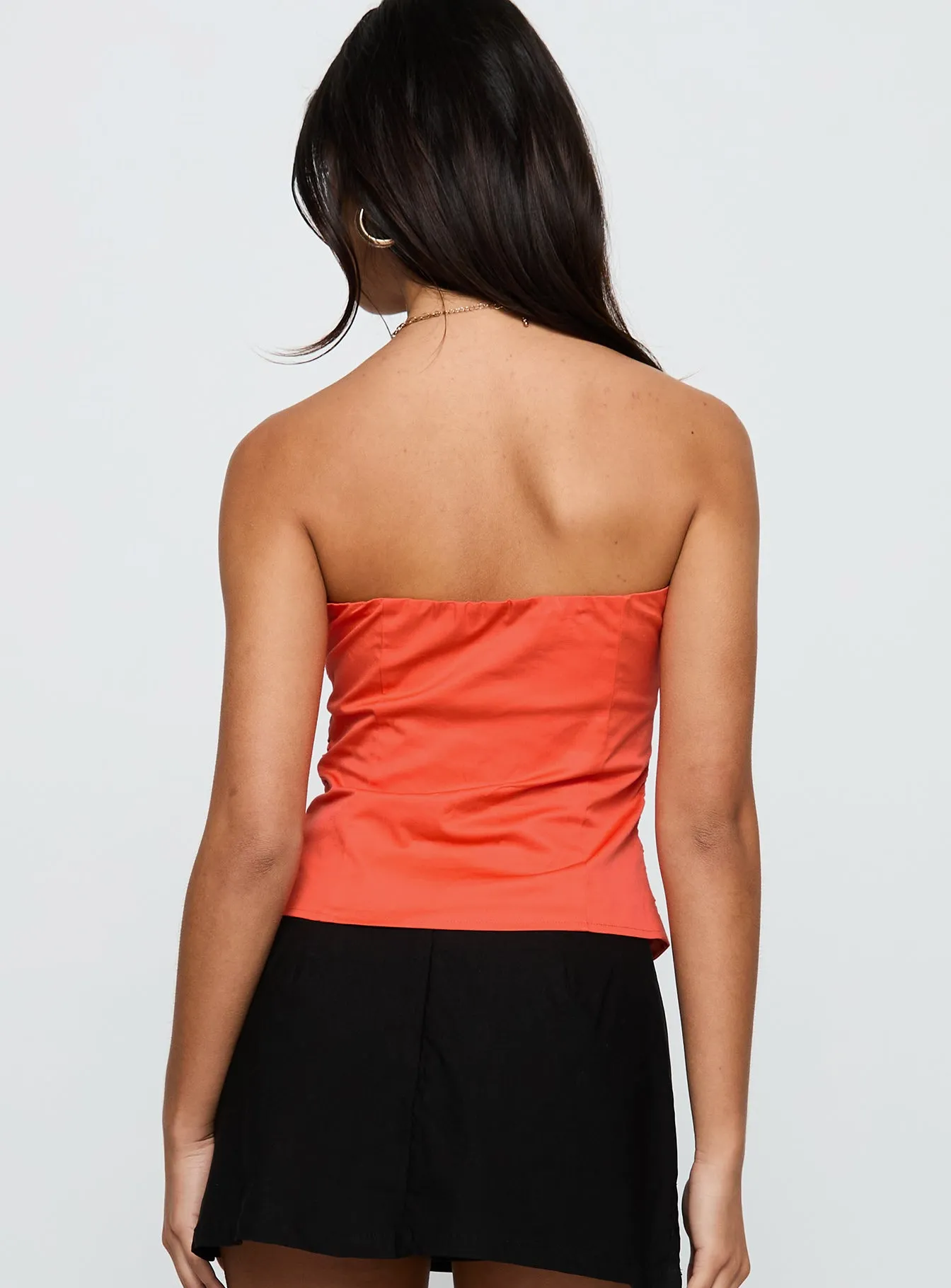 Diamonds Are Forever Strapless Top Orange sold by Princess Polly product image thumbnail 4