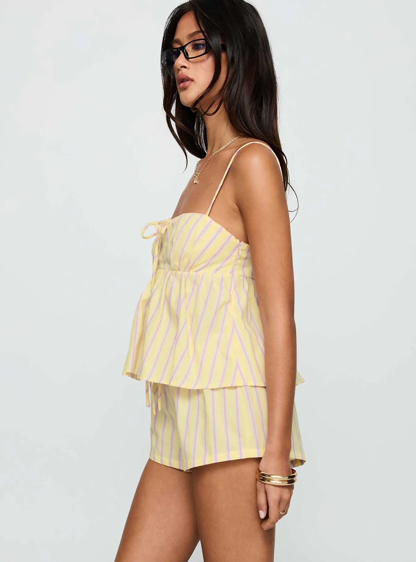 Solaris Cotton Relaxed Set Yellow sold by Princess Polly product image thumbnail 4