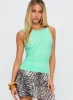 Aerynna Mesh Bead Detail Top Aqua sold by Princess Polly