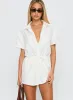 Palm Cove Playsuit White sold by Princess Polly