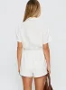 Palm Cove Playsuit White sold by Princess Polly