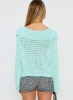 Tuscon Crochet Sweater Blue sold by Princess Polly