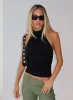 Merril Halter Top Black sold by Princess Polly