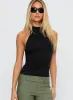 Merril Halter Top Black sold by Princess Polly