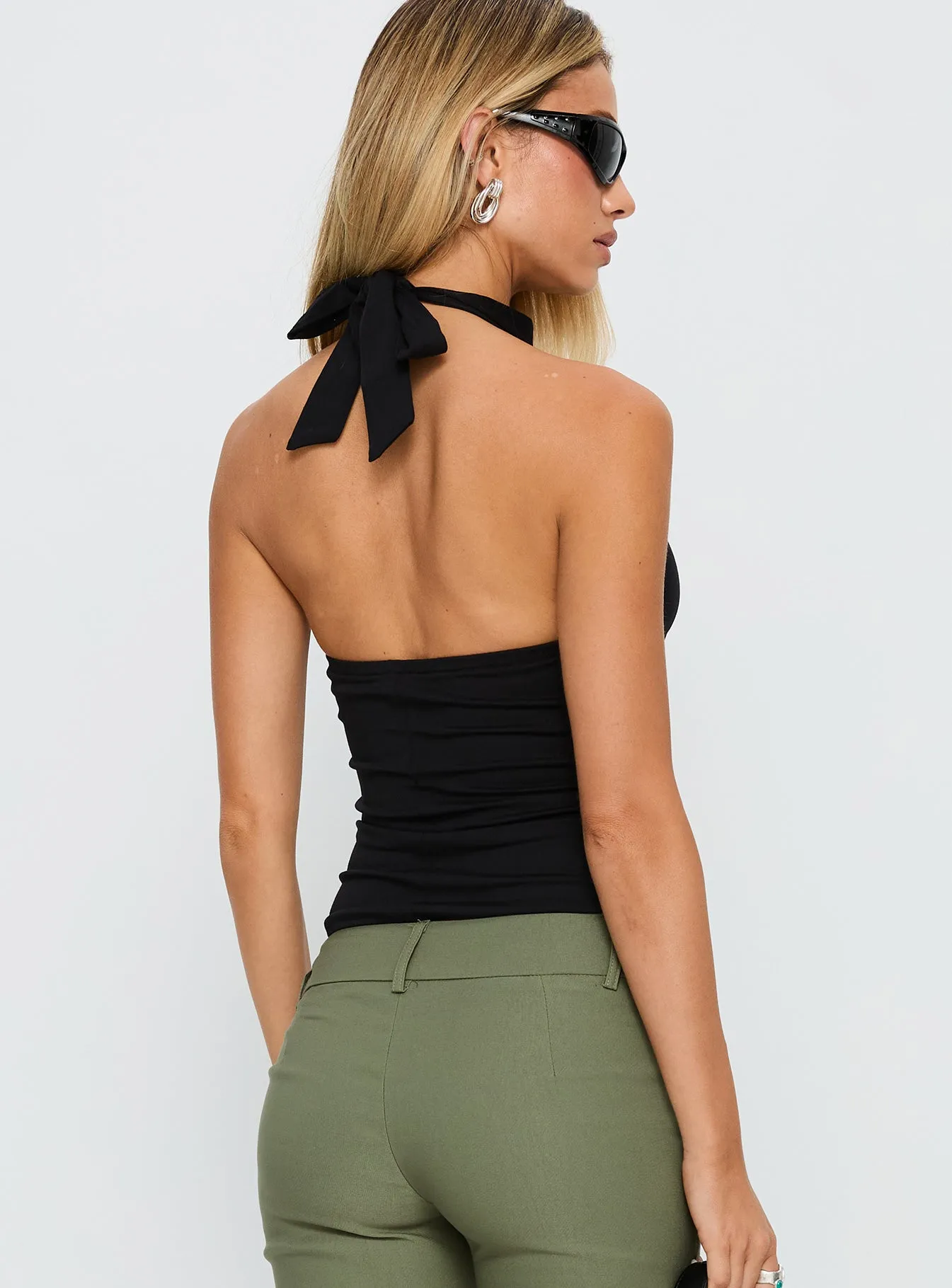 Merril Halter Top Black sold by Princess Polly product image thumbnail 5
