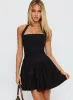 Starwoman Halter Mini Dress Black sold by Princess Polly