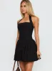 Starwoman Halter Mini Dress Black sold by Princess Polly