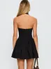 Starwoman Halter Mini Dress Black sold by Princess Polly
