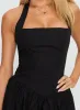 Starwoman Halter Mini Dress Black sold by Princess Polly