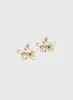 Ysabelle Flower Earrings Pink / Red sold by Princess Polly
