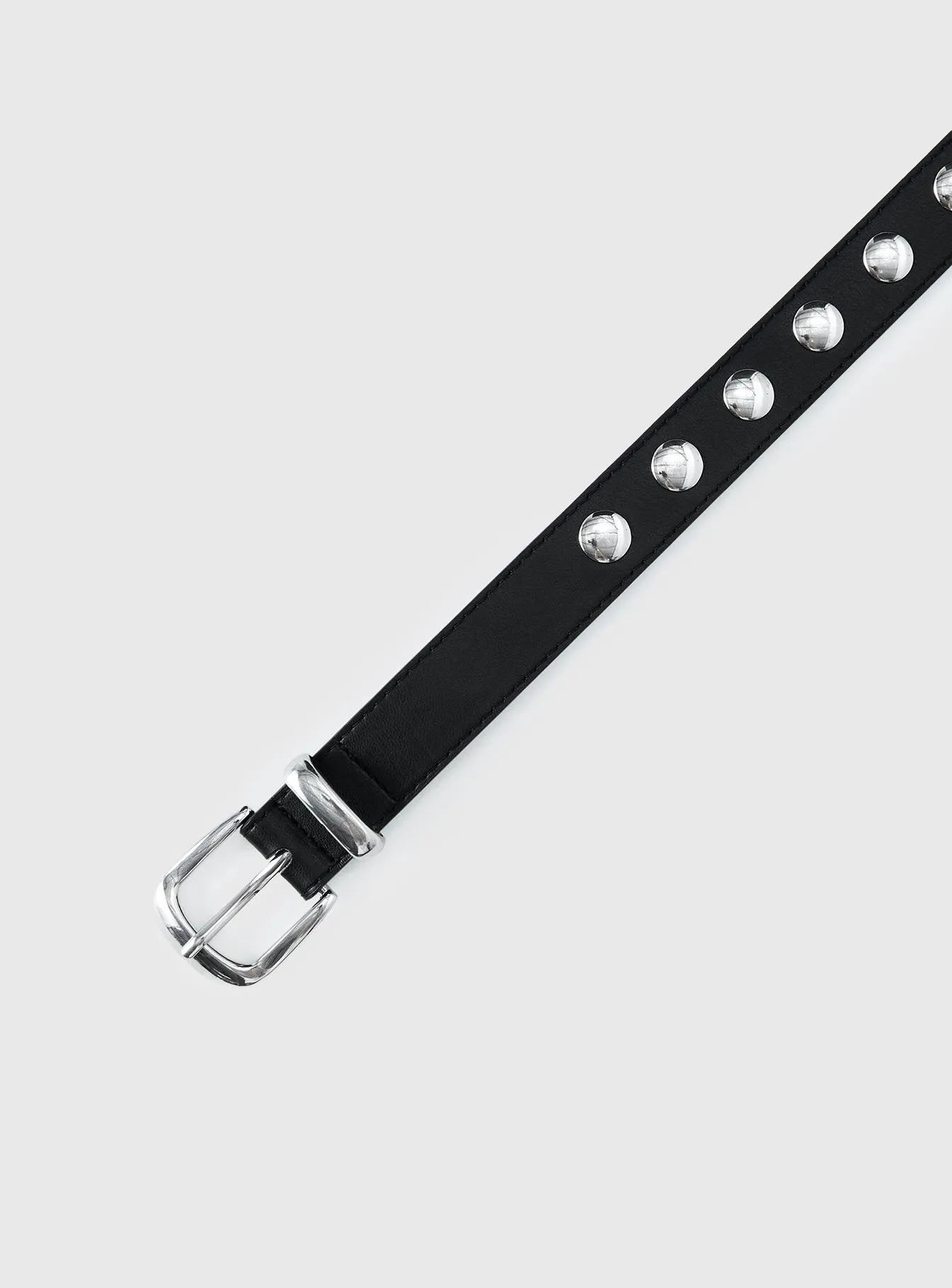 Nikoli Stud Belt Black / Silver sold by Princess Polly product image thumbnail 3