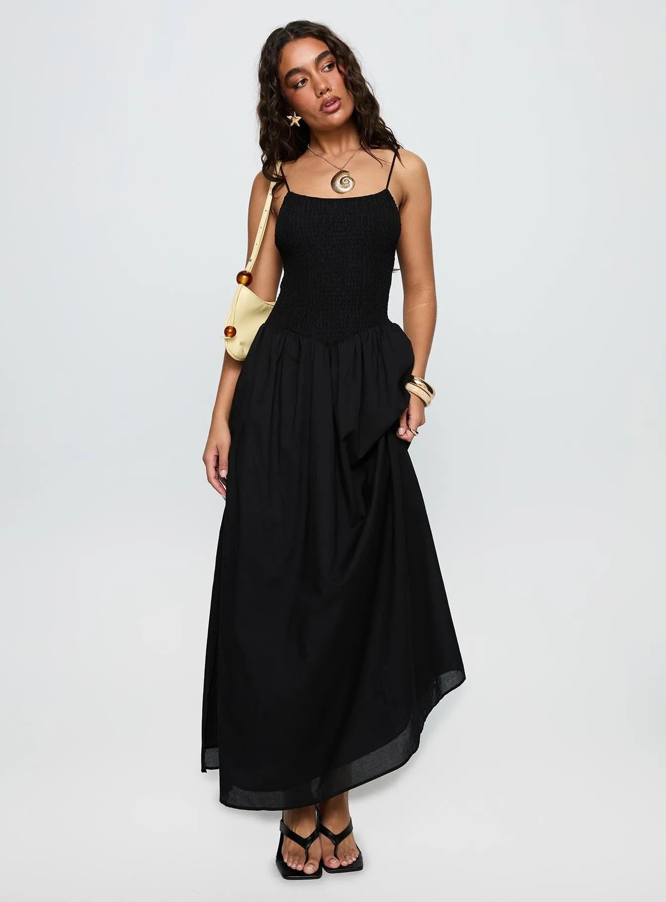 Carys Maxi Dress Black sold by Princess Polly
