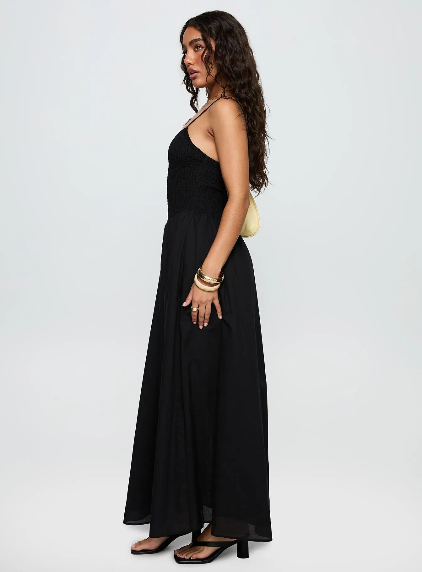 Carys Maxi Dress Black sold by Princess Polly product image thumbnail 3