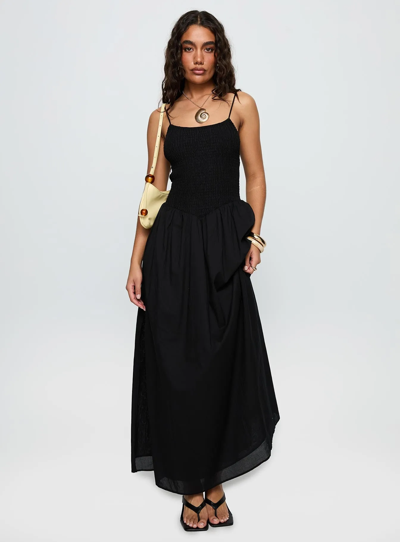 Carys Maxi Dress Black sold by Princess Polly product image thumbnail 2