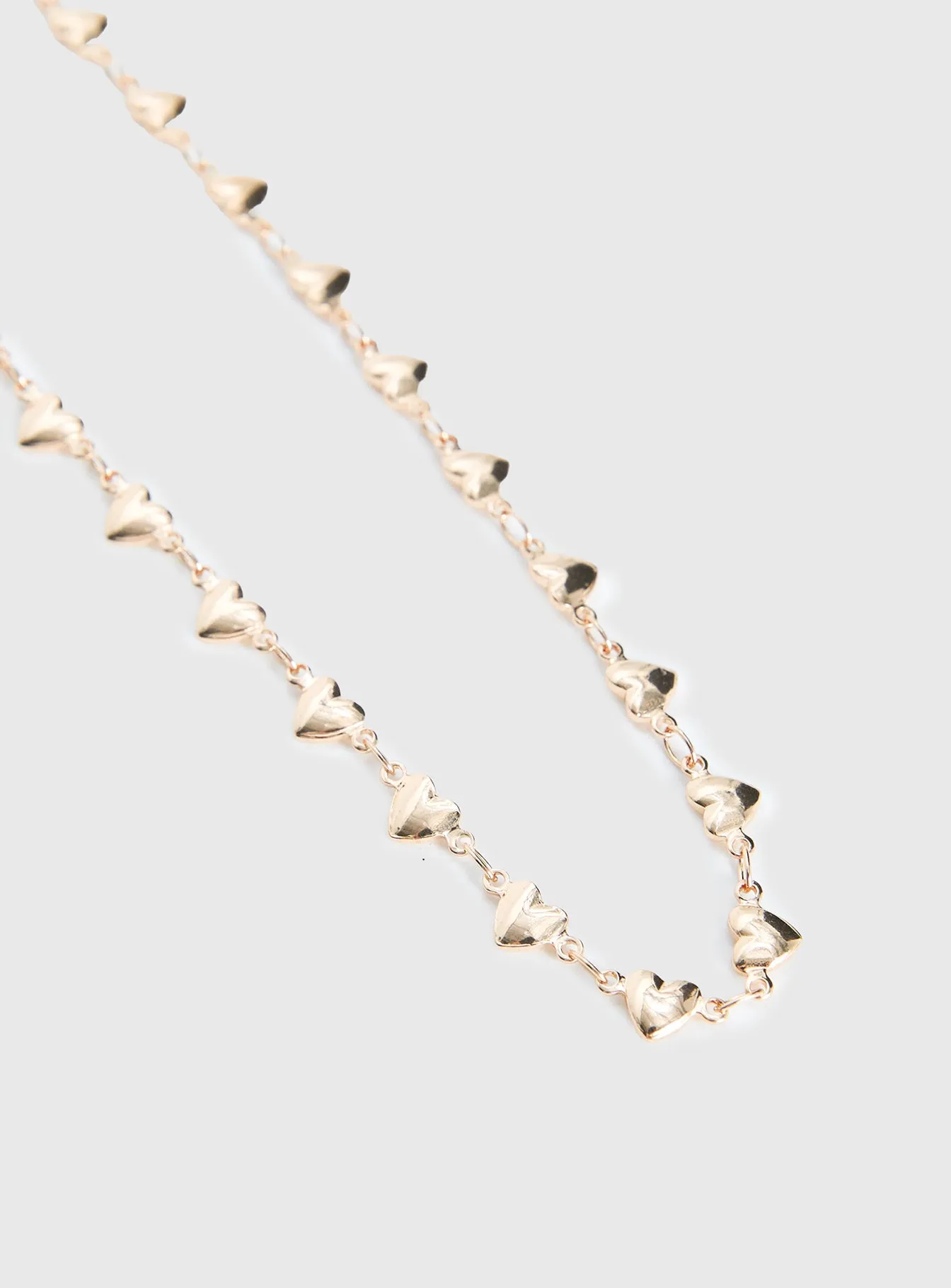 Kinsey Heart Necklace Gold sold by Princess Polly product image thumbnail 3