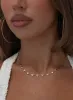 Kinsey Heart Necklace Gold sold by Princess Polly