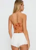 Shepherd Top Orange Floral sold by Princess Polly