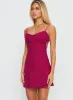 Clemence Mini Dress Hot Pink sold by Princess Polly