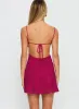 Clemence Mini Dress Hot Pink sold by Princess Polly