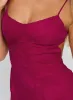 Clemence Mini Dress Hot Pink sold by Princess Polly
