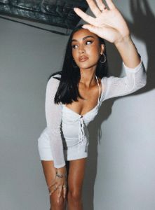 Stassie Mini Dress White sold by Princess Polly