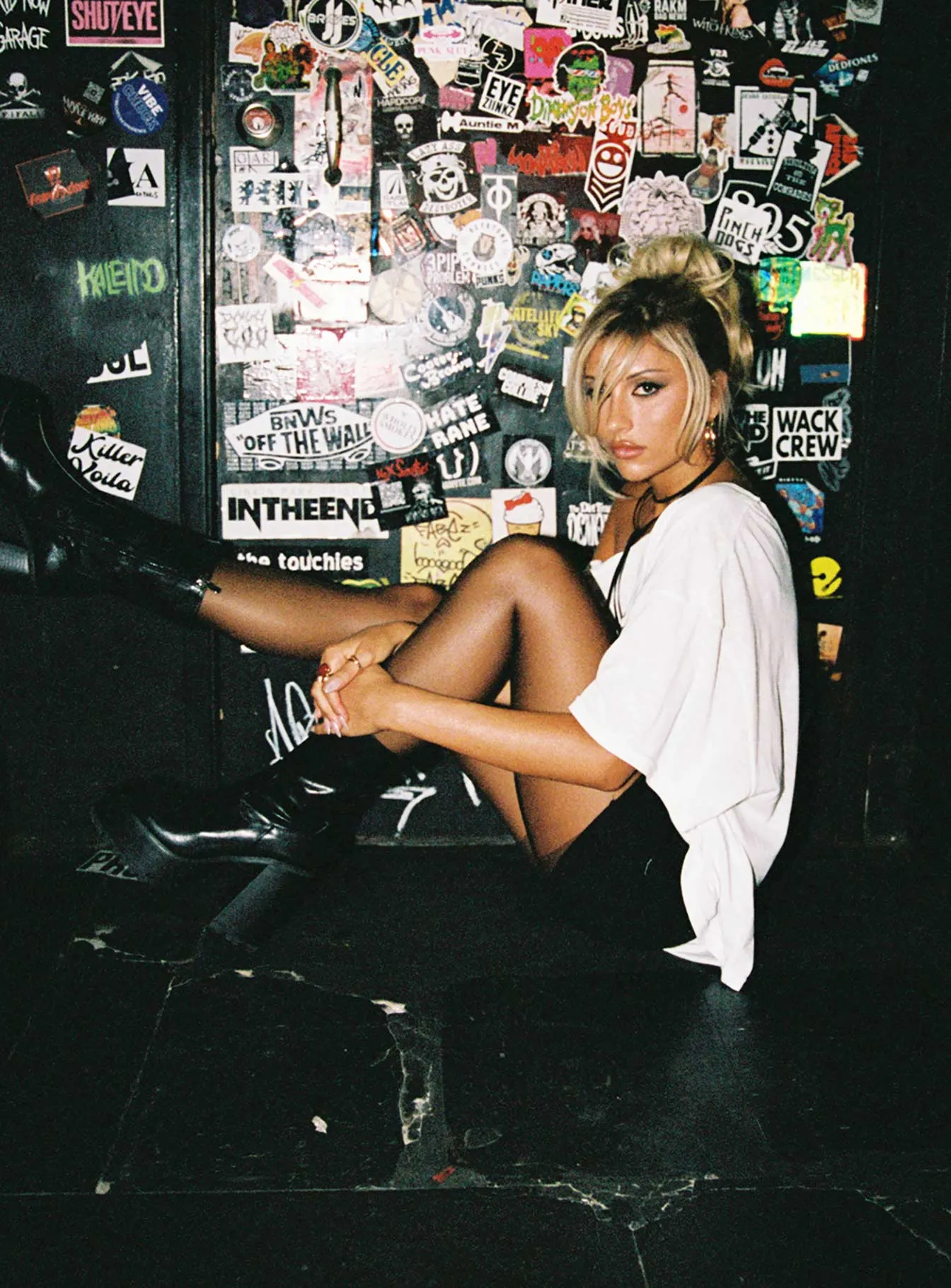 Kippa Off The Shoulder Tee White sold by Princess Polly product image thumbnail 3