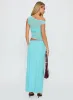 Aristocrat One Shoulder Mesh Set Blue sold by Princess Polly