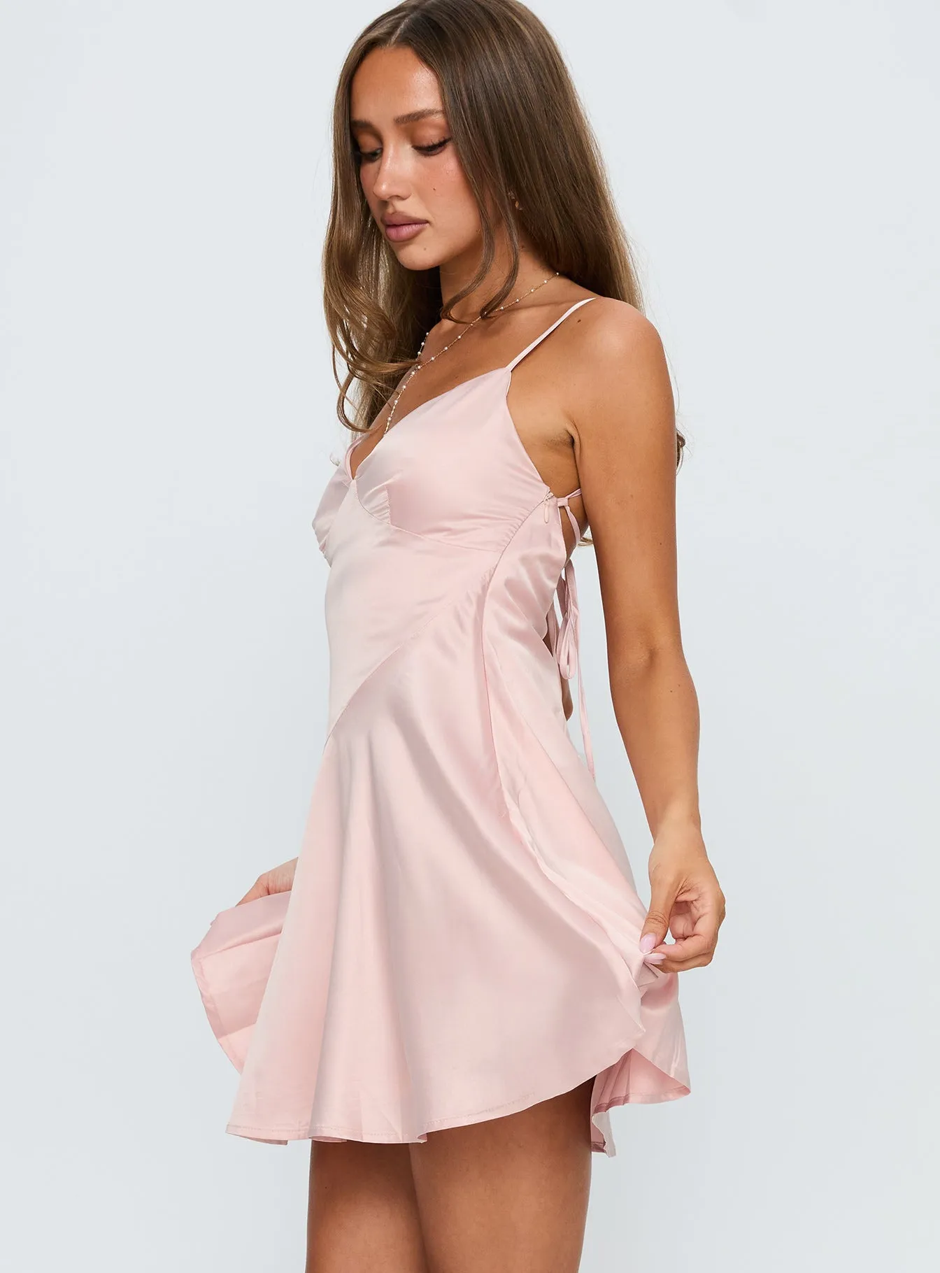 Summer Blush Mini Dress Pink sold by Princess Polly product image thumbnail 4