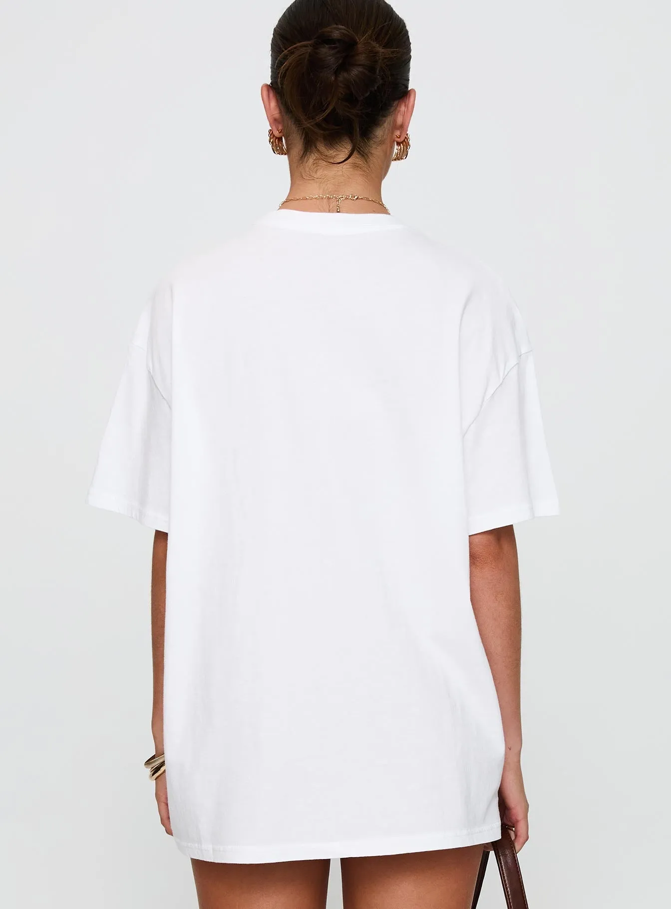 Love From Tuscany Oversized Graphic Top White sold by Princess Polly product image thumbnail 5