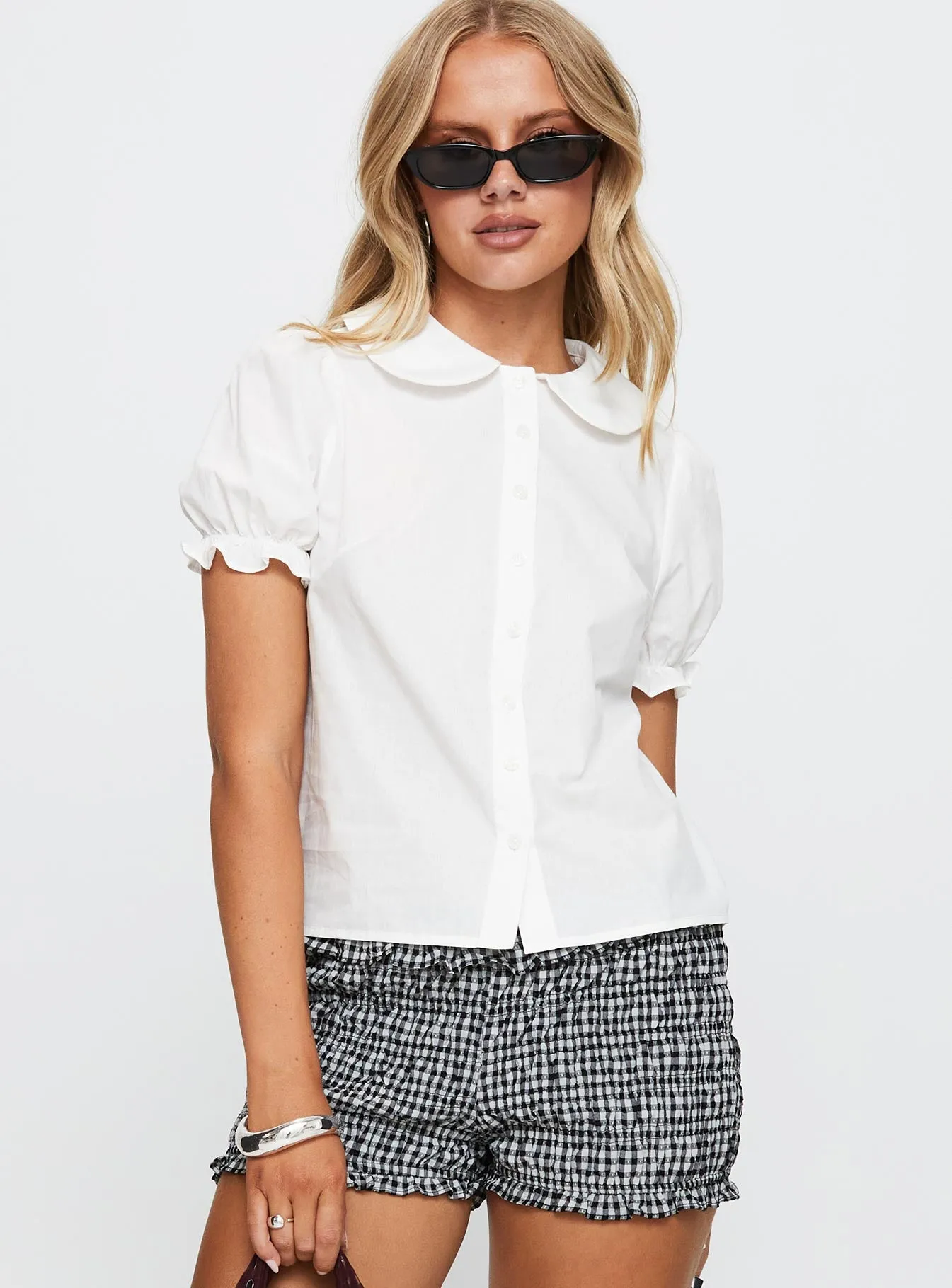 Neverland Blouse Top White sold by Princess Polly product image thumbnail 2