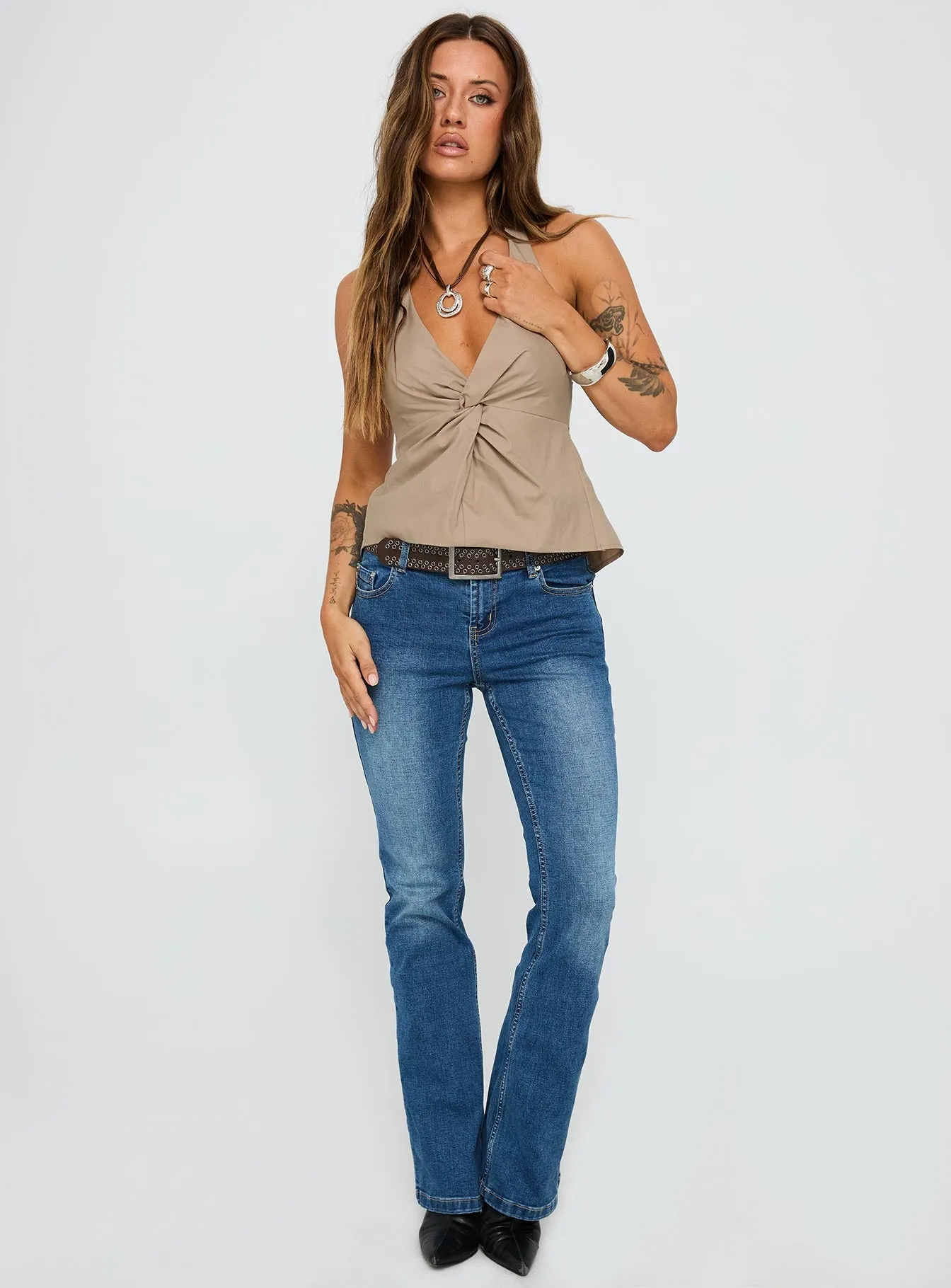 Millbank Top Taupe sold by Princess Polly product image thumbnail 2