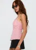 In Your Palm Top Red Stripe sold by Princess Polly
