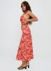 Casablanca Maxi Skirt Red Floral sold by Princess Polly