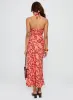Casablanca Maxi Skirt Red Floral sold by Princess Polly