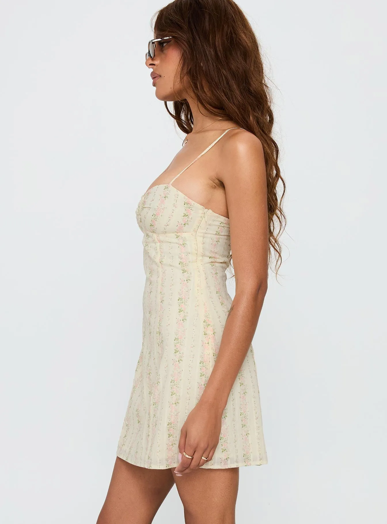 Peppie Mini Dress Multi Floral sold by Princess Polly product image thumbnail 4