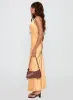 Good For You Halter Maxi Dress Orange sold by Princess Polly