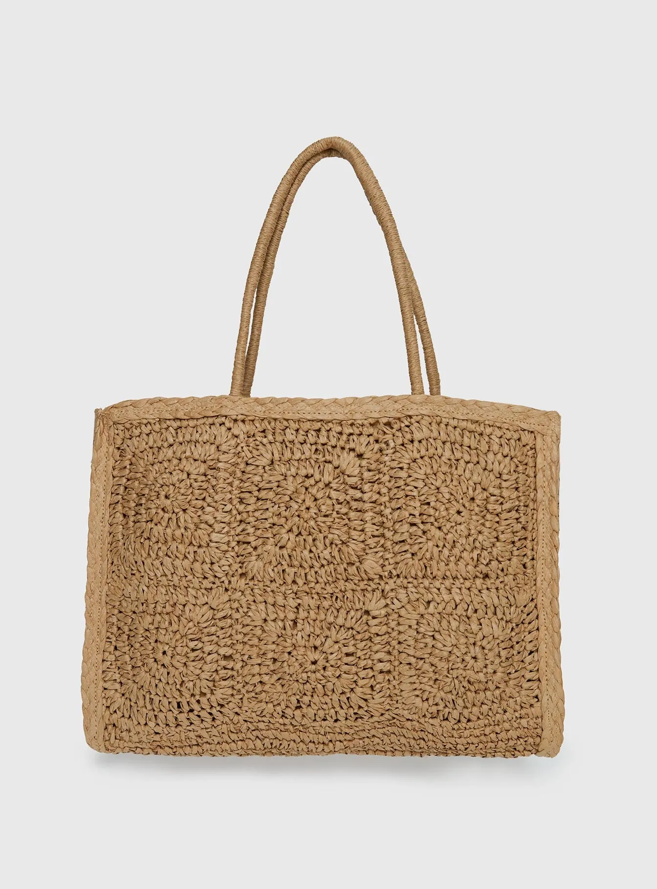 Love Like This Straw Tote Bag Tan sold by Princess Polly product image thumbnail 2